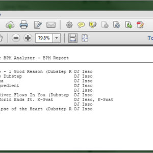 how to analyze detect bpm 6