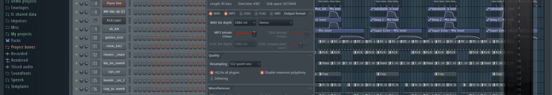 Best export settings for FL Studio MP3 and WAV files - Zanderjaz