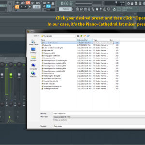 saving mixer presets 6
