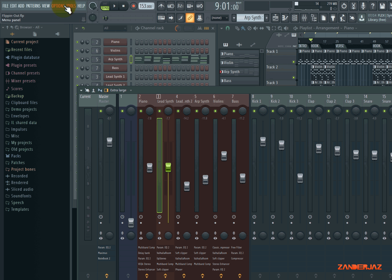 How to change panning law in FL Studio - Zanderjaz