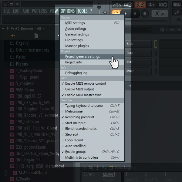 How to change panning law in FL Studio - Zanderjaz