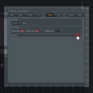 change fl studio panning laws step 1