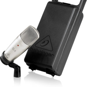 behringer c1 condenser microphone case view