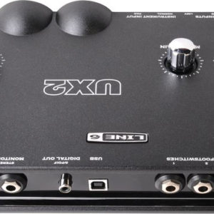 line 6 ux2 audio interface back top
