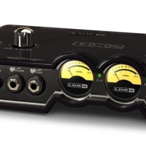line 6 ux2 audio interface front angle