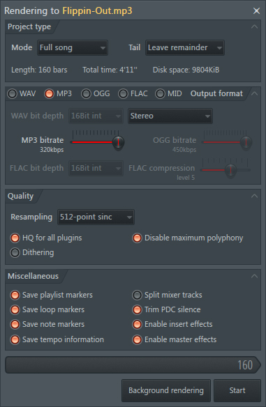 Best export settings for FL Studio MP3 and WAV files - Zanderjaz
